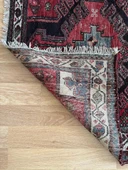 100x305 cm Eşsiz Desenli El Dokuma Yolluk, koyu Renkli Vintage Halı, Harika Kondisyonlu Bohem Tarzı Modern Yolluk - 5