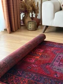 103x275 cm Muhteşem Renkli Yolluk, El Dokuma Vintage Yolluk, Modern Bohem Stili Halı, Harika Kondisyon - 6