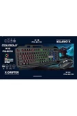 arwoan K18 Işıklı Oyuncu Q Klavye Mouse Seti Pg-8018 Siyah - 1