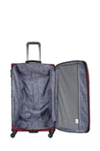 U.S. Polo Assn. Büyük Boy Kumaş Valiz Bordo 9102 - 5