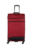 U.S. Polo Assn. Büyük Boy Kumaş Valiz Bordo 9102 - 2