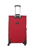 U.S. Polo Assn. Büyük Boy Kumaş Valiz Bordo 9102 - 4