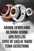 Yeni Nesil Akıllı Saat Adımsayar, GPS, Nabız Ölçer, Uyku ve Sağlık Takibi - 2