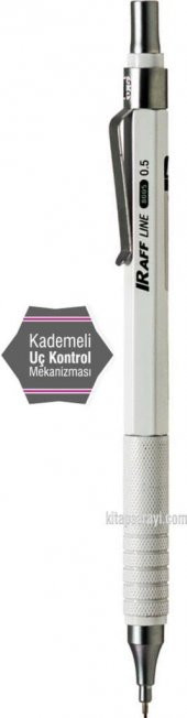 Raff 0.5 mm Metal Versatil Kalem Beyaz - 2