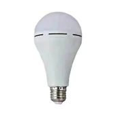 Elektrik Kesilince de Çalışan 9 Watt Led Ampul, Şarjlı Led Ampul Kendini Şarj Eden E27 Duy Led Ampul thumbnail 3