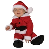 Bebek Noel Baba Kostümü Model-2 - 3