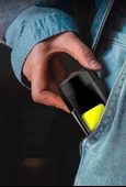 PS-M8 Mini Şarjlı Elektronik Çakmak Cob Led Işıklı El Feneri Type-C Şarjlı Gazsız 2in1 - 4