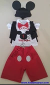 Bebek Mickey Mouse Doğum Günü Kostümü thumbnail 3