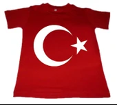 Ay Yıldız Baskılı Tişört - 3