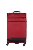 U.S. Polo Assn. Büyük Boy Kumaş Valiz Bordo 9102 - 1
