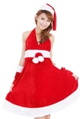 Yetişkin Noel Anne Kostümü - 2