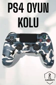 PS4 Oyun Kolu Kamuflaj Desenli Joystick - 1
