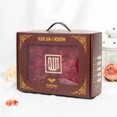 Beyza Serisi Hediyelik Plaket Kuranı Kerim Bordo - 3