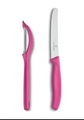 Victorinox Pembe Büyük Bıçak ve Soyacak Seti - 1