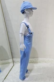 Bahçıvan Tulum ve Şapka Set Açık Mavi - 4