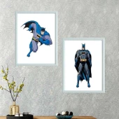 Batman İkili Takım Çerçeveli Poster Tablo thumbnail 3