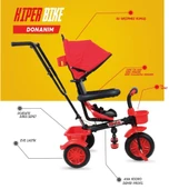 Rival Rv501 Hiper Bike Ebeveyn Kontrollü 3 Tekerli Çocuk Bisikleti Siyah - 2