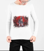 Naruto Akatsuki Anime Cosplay Baskılı Uzun Kol Tişört - 1