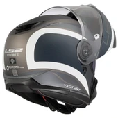 LS2 STROBE 2 VICTORY MAT GRİ-MAVİ-KUM KASK thumbnail 8