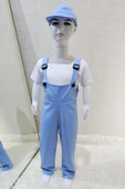 Bahçıvan Tulum ve Şapka Set Açık Mavi - 1