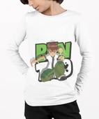 Benten Baskılı Uzun Kol Tişört | Ben 10 Baskılı Uzun Kol T-Shirt - 3