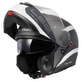 LS2 STROBE 2 VICTORY MAT GRİ-MAVİ-KUM KASK thumbnail 6