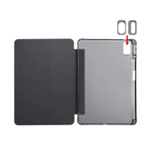 Huawei MatePad SE 11 inç Uyumlu Kalemlikli Uyku Modlu Standlı Fuchsia Trifolding Tablet Kılıfı thumbnail 9