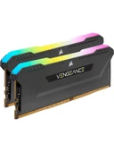 Corsair Vengeance Rgb Pro Sl 16GB (2x8) 3600MHZ CL18 CMH16GX4M2Z3600C18 Ddr4 Ram Bellek Siyah - 1