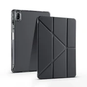 Huawei MatePad SE 11 inç Uyumlu Kalemlikli Uyku Modlu Standlı Fuchsia Trifolding Tablet Kılıfı thumbnail 8