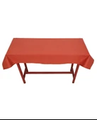 Sıra Örtüsü Pamuklu Kiremit Rengi (40 X 110 cm Ölçülerindeki Sıralar İçin) - 3