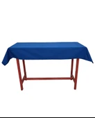 Sıra Örtüsü Pamuklu Mavi (40 X 110 cm Ölçülerindeki Sıralar İçin) - 1