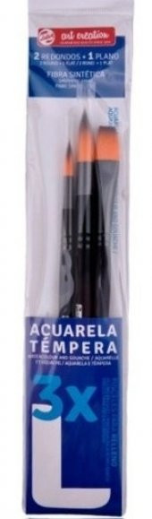 ART CREATION 3LÜ SULUBOYA FIRÇA SETİ (LARGE) - L - 1