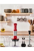 Karaca Mastermaid Prosteel 1500W Blender Seti Kırmızı-Inox - 1
