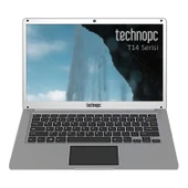 Technopc TI14N33 Intel Celeron N3350E 4GB 128GB eMMC 14'' FreeDos Notebook TPNTB10F060268 - 1