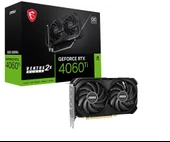 MSI GEFORCE RTX 4060 Ti VENTUS 2X BLACK 8G OC GDDR6 8GB GDDR6 DP HDMI 128Bit - 1