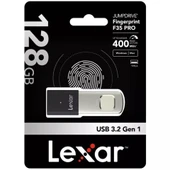 LEXAR 128GB LJDF35P128G-RNBNG FLASH DRIVE JUMPDRIVE F35PRO USB 3.2 GEN1 FLASH DRIVE UP TO 400MB/S READ AND 350MB/S WRITE - 5