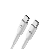 LinkTech C311 25W PD Type-C to Type-C Kablolu Şarj Aleti Set Beyaz - 3