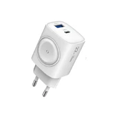 LinkTech C320 22W PD + USB + Akıllı Saat Şarj Adaptörü - 1
