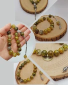 Akik Taşı Faset Kesim 17lik Efe Tesbih 14mm (54370) thumbnail 1