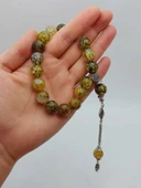 Akik Taşı Faset Kesim 17lik Efe Tesbih 14mm (54370) thumbnail 7