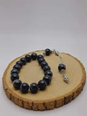 Akik Taşı 17lik Efe Tesbih 14mm (54394) thumbnail 6