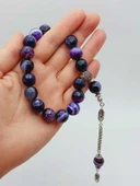 Akik Taşı Faset Kesim 17lik Efe Tesbih 14mm (54378) thumbnail 2