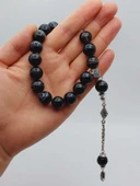 Akik Taşı 17lik Efe Tesbih 14mm (54394) thumbnail 2