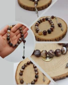 Akik Taşı Faset Kesim 17lik Efe Tesbih 14mm (54362) thumbnail 1