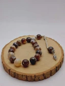 Akik Taşı Faset Kesim 17lik Efe Tesbih 14mm (54362) thumbnail 6