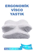 Ortopedik Visco Yastık Boyun Fıtığı Boyun Ağrısı Destekli Güzellik Yastığı Royalrelax - 5
