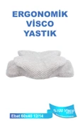 Ortopedik Visco Yastık Boyun Fıtığı Boyun Ağrısı Destekli Güzellik Yastığı Royalrelax - 1
