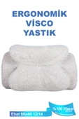 Ortopedik Visco Yastık Boyun Fıtığı Boyun Ağrısı Destekli Güzellik Yastığı Royalrelax - 4