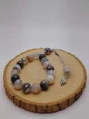 Akik Taşı Faset Kesim 17lik Efe Tesbih 14mm (54376) thumbnail 5