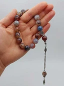 Akik Taşı Faset Kesim 17lik Efe Tesbih 14mm (54372) thumbnail 2